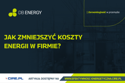 jak zmniejszyc koszty energii w firmie