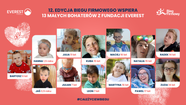 bieg firmowy - podopieczni